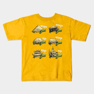 Turtle architecture Kids T-Shirt